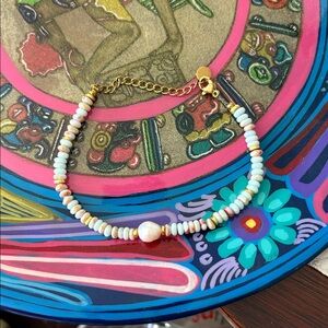 Elegant Gold and Pearl Beaded Bracelet